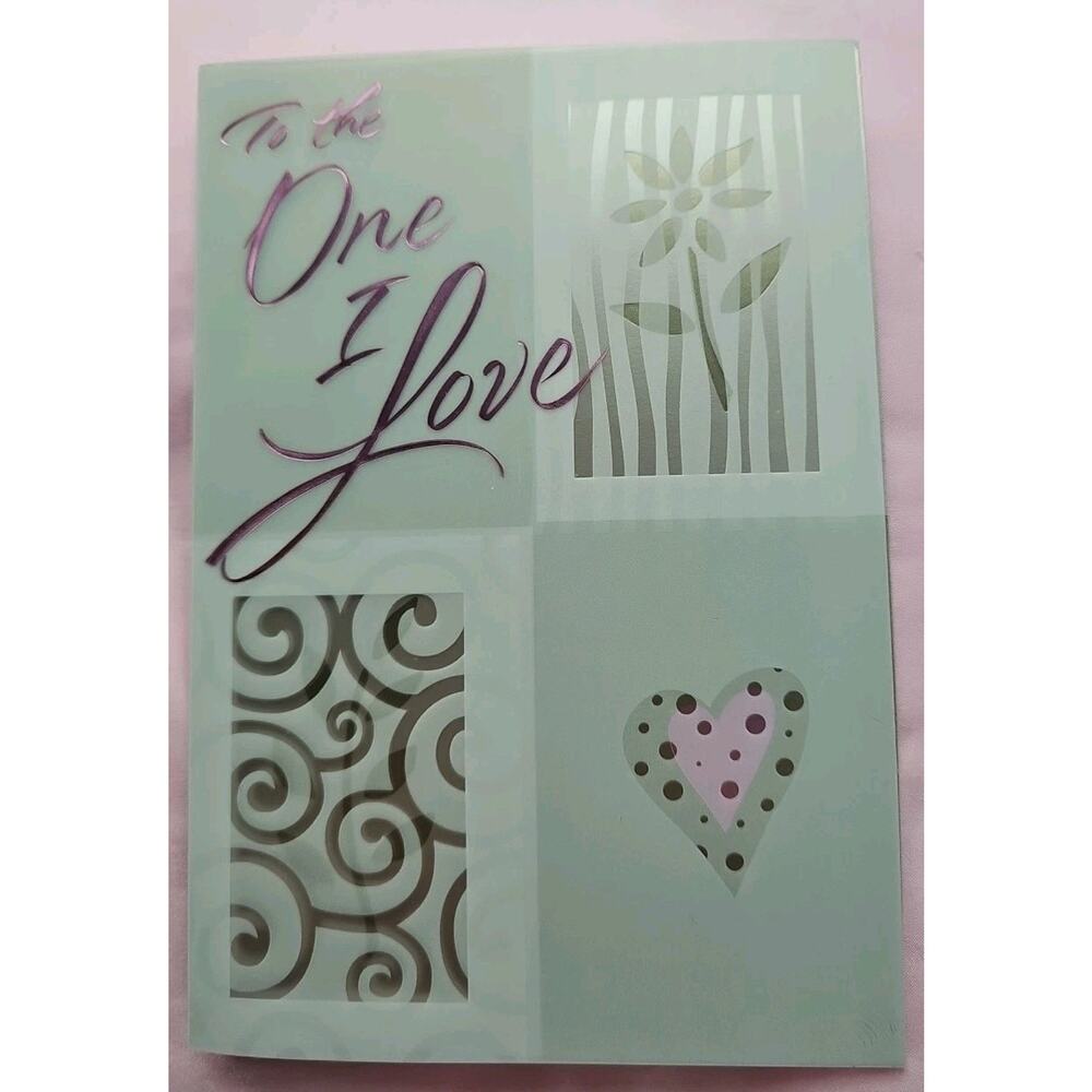 Expressions From Hallmark VTG Vellum Valentine's Day Card 2003 Vintage